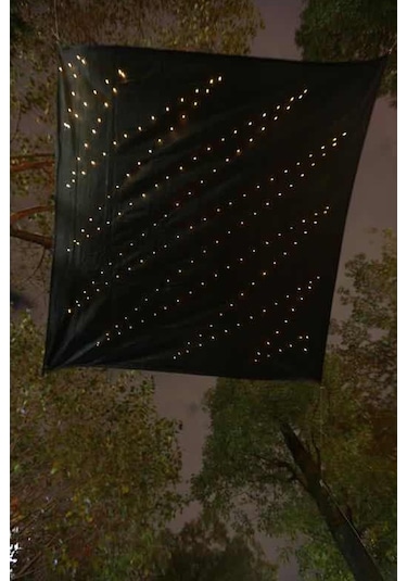 Solar Led Işıklı Gölgelik Branda 3.6Mx3.6M