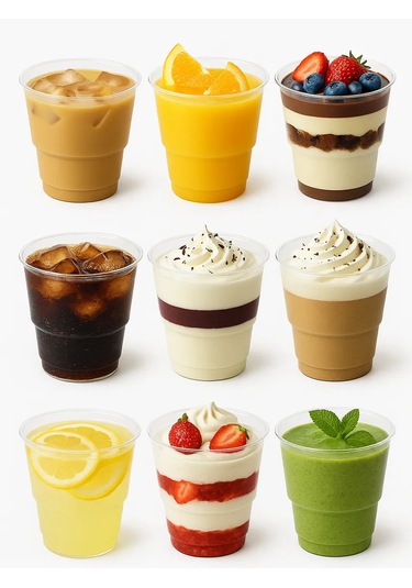 Pusswill Tek Kullanımlık Plastik Dessert Ve Trifle Bardakları 420778179 100 adet