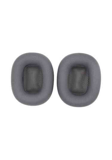 Yaozixa Kulaklık Minderi Kumaşlı,  Kulaküstü Kulaklıklara Uyumlu, Gürültü Engelleme, Siyah Gri, 2 Adet Paket Koyu Gri
