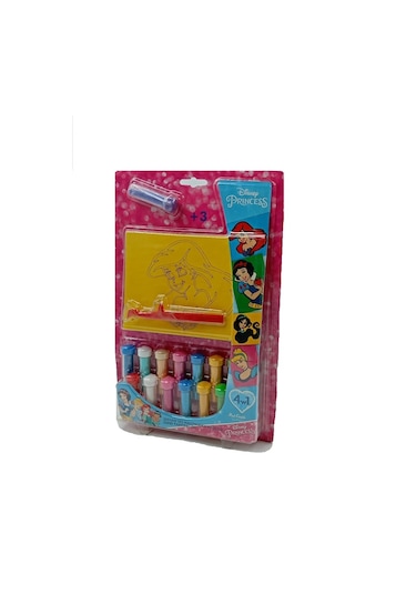 Disney Prensesler Eğitici Ve Eğlenceli Kum Boyama Seti 4in1-red Castle Fm-06-pl-e