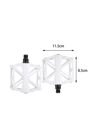 Dolıty Genel Bisiklet Pedalları 2 Parça Elektrikli Için Beyaz