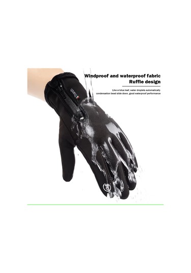 Yifomall Kışlık Isıtmalı Su Geçirmez Motosiklet Eldiveni - Dokunmatik Ekran Uyumlu Xl Boy