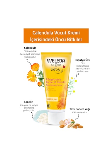 Weleda Calendula Organik Vücut Kremi 75 ml