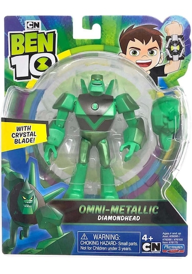 Ben10 Aksiyon Figürleri Metalik Tema Diamond Head BEN61000