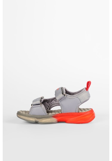 Vicco Jack Erkek Çocuk Işıklı Sandalet Gri