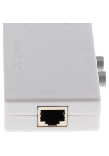 Homyl Mini 2port Manuel Ağ Paylaşım Anahtarı 2ın1 1ın2 Rj45