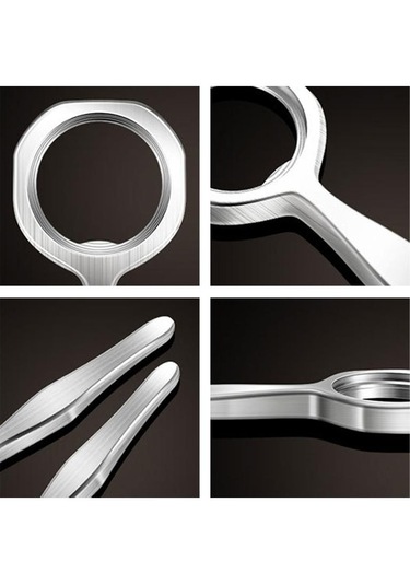 Suntek Ev Eğlencesi Için Şık Paslanmaz Şarap Açacağı Seti Gümüş