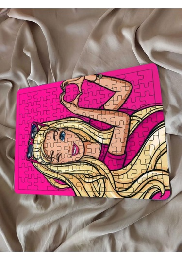 Çocuk Puzzle Ahşap Barbie 2 108 Parça