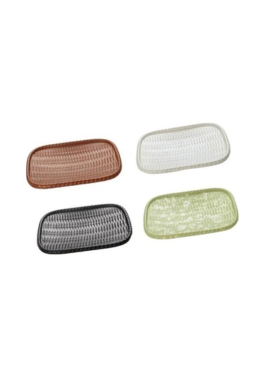 Bosphorusboutique02 Vintage Suntek Saklama Rattan Magideal Kutusu Kahverengi Hasır Ey Kahverengi Ev Dekorasyonu İçin Ideal Kahverengi