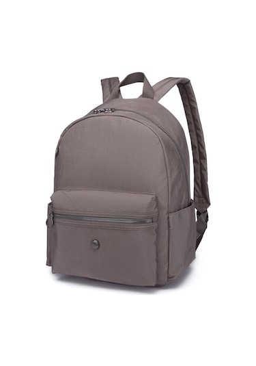 Nano Metalik Kumaş Kadın Sırt Çantası Smart Bags 3086 K.Gri