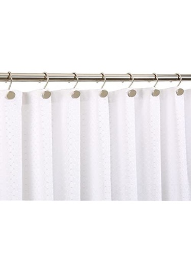 Qingmipy Paslanmaz Nikel Duş Perdesi Askıları - 12'li Set, Dayanıklı Metal Kancalar Diğer