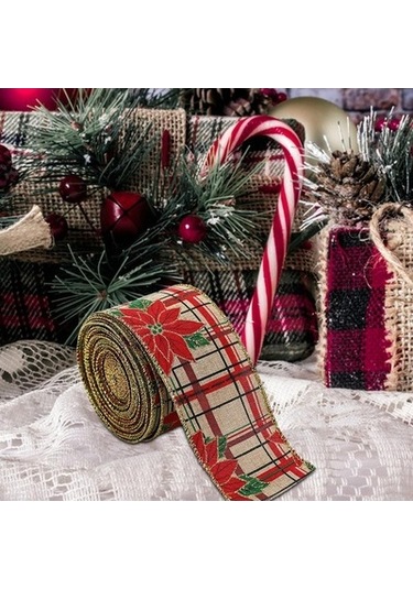 Lijinxu Yılbaşı Kurdelesi Hafif Zarif El Sanatları Projeleri Kırmızı Çiçek