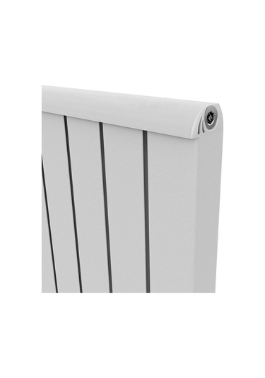 600x872mm Armoni Yatay Alüminyum Radyatör Snow White Beyaz