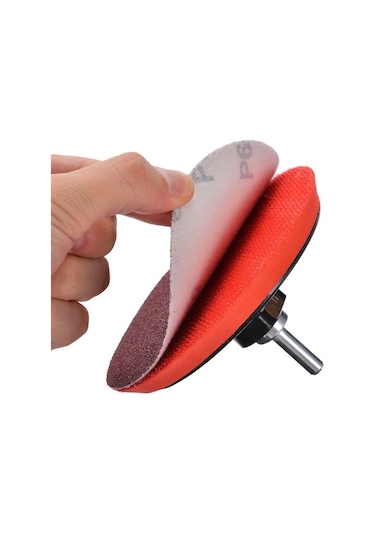 25 Adet Cırt Zımpara Spiral Avuç İçi Taşlama 115 mm Harman Paket