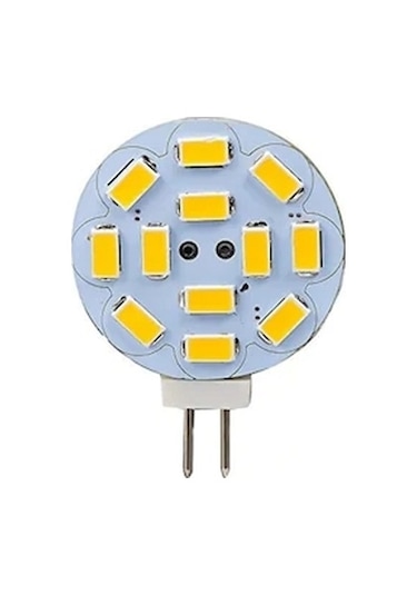 G4 Led Ampul 12-30 Volt Yuvarlak Iğne Bacak Beyaz Beyaz