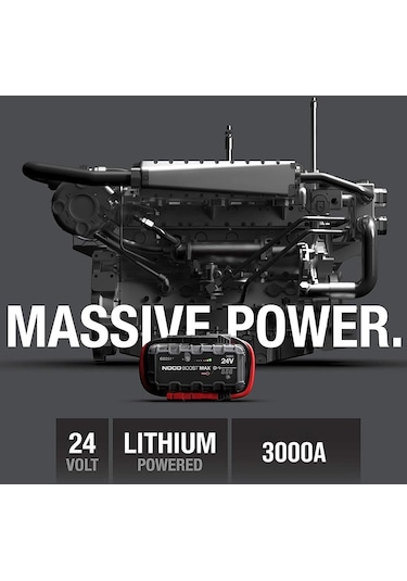 Noco Genius Gb251 24v 3000amp Ultrasafe Lityum Akü Takviye + Powerbank + Led Lamba Fr Gb251