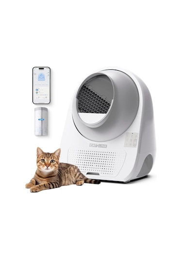 Catlink Scooper Yapay Zeka Destekli Otomatik Akıllı Kedi Tuvaleti