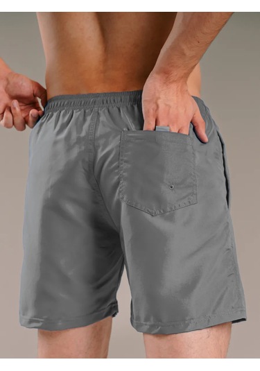 Akco Havuz Ve Deniz İçin Yazlık Yüzme Şortu 324973275 Gri