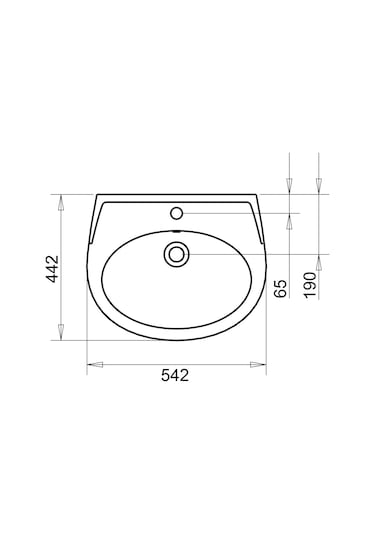 Polo Lavabo 45x55cm Turaser Diğer