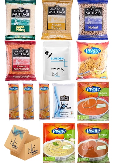 Blueden Kurban Kumanya Yardım Erzak Kolisi 13 Parça 5 Nolu Paket