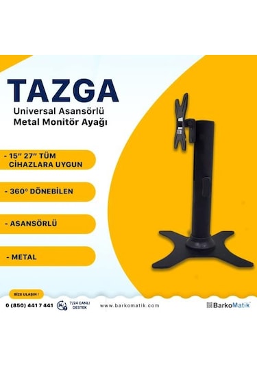 TAZGA AYAK-  17 - 27 " MONİTÖR DESTEKLİ ASANSÖRLÜ