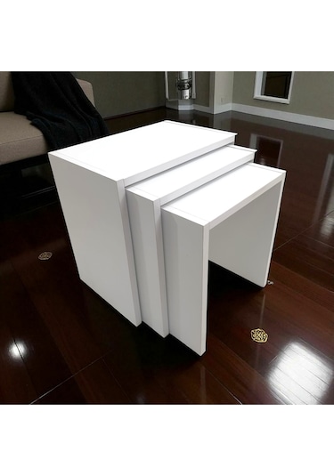 Asil Zigon Sehpa Beyaz