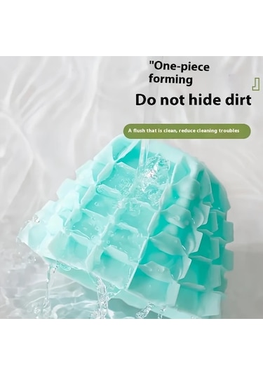 Zhanglei001 Sarı Hızlı Donan Silikon Buz Kalıbı - Kolay Kullanım Dayanıklı Küp Kova Sütun Bardağı 3 Renk Sarı