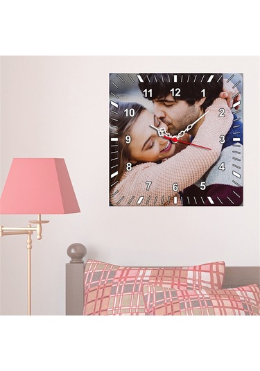 Kişiye Özel Kare Saat Açık