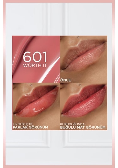 L'Oréal Paris Hyaluron Lip Tint Dudak Parlatıcı - 601 Worth It