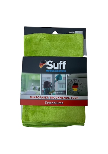 Kadife Çiçeği Mikrofiber Kurulama Bezi 40 X 40 Cm, Yeşil