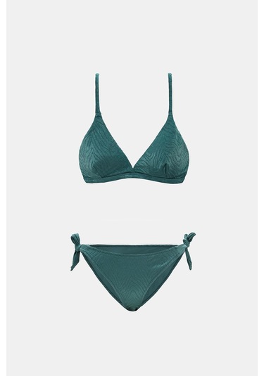 Amarelle Bali Yeşil Dolgusuz Üçgen Bikini Takım Yeşil