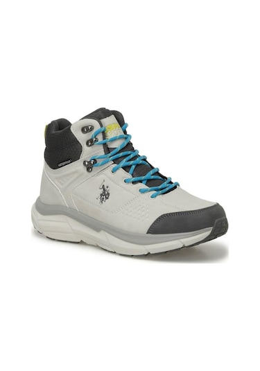 U.s. Polo Assn. Henry 4pr 101812292 Erkek Su Geçirmez Outdoor Bot Kırık Beyaz Gri Mavi 40-45 Gri