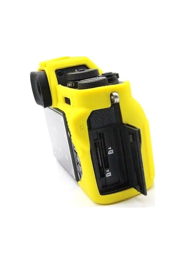 Pazly Fujifilm X-t3 İçin Yumuşak Silikon Kılıf - Çizilmez Kamera Kapağı, Sarı Renk