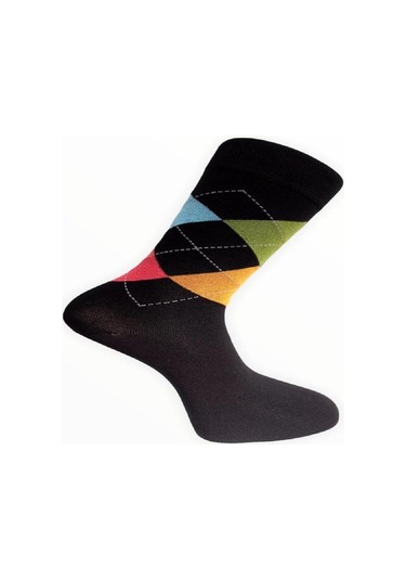 LASTİKSİZ DİKİŞSİZ PAMUK ÇORAP - Karışık Gri