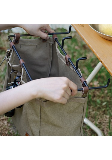 Geeksen "katlanabilir Kamp Masası Askılı Çanta - Büyük Kapasiteli Outdoor Depolama Çantası" Haki