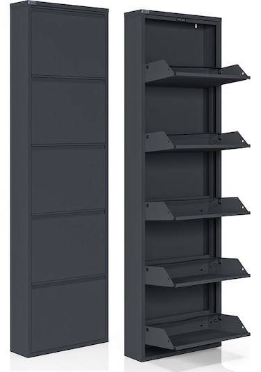 Ceha 5'li Metal Ayakkabılık - Antrasit K.AYK-5 /AB7024