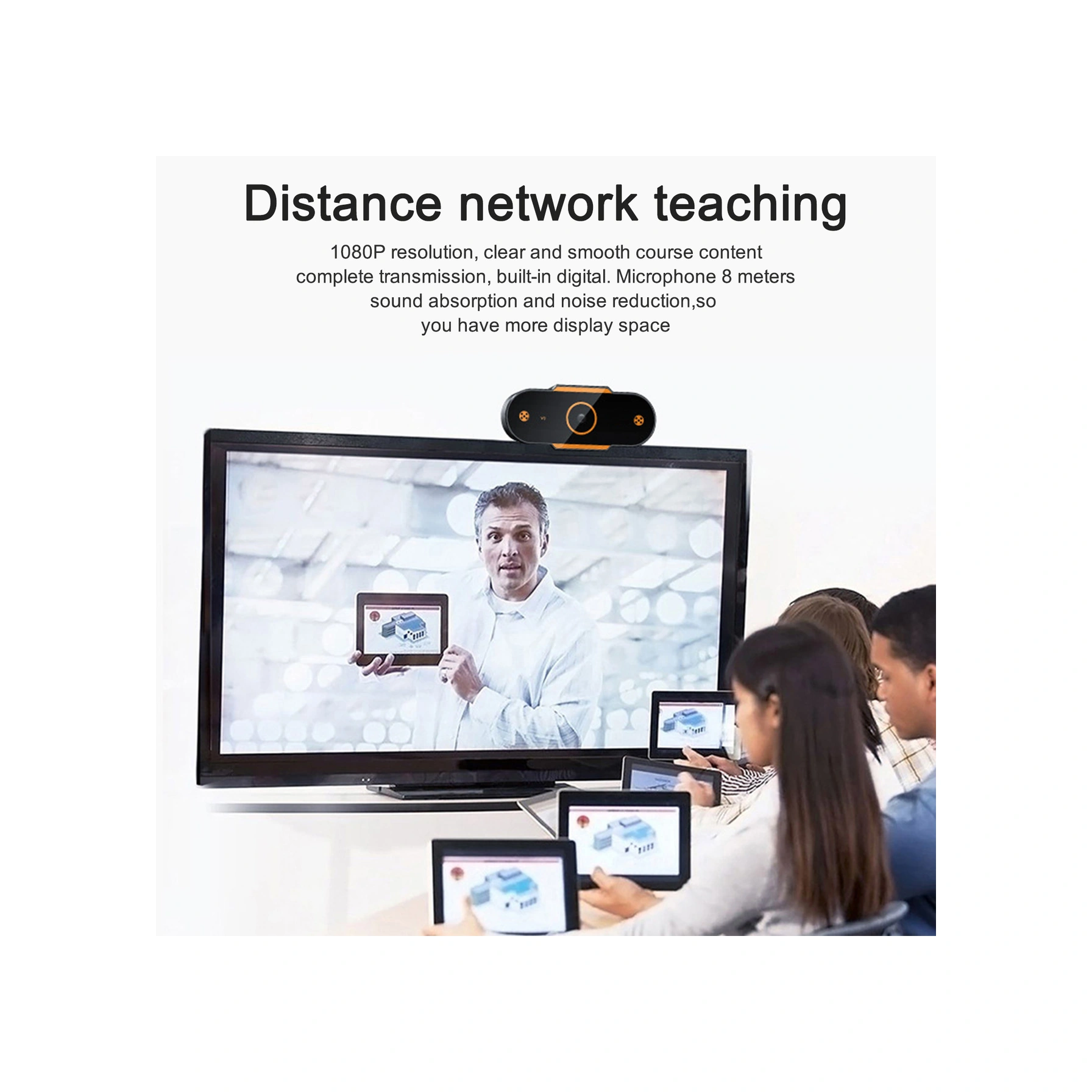 Youmex 720p Manuel Odaklı Usb Webcam Mikrofonlu Bilgisayar Kamerası