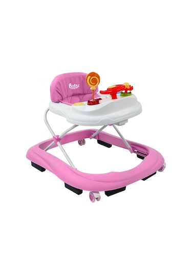 Babyhope 217 Lüks Oyuncaklı Yürüteç Pembe