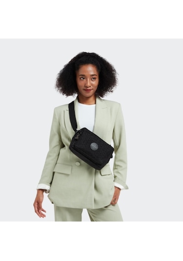 Kipling Abanu M Orta Boy Omuz Çantası KI6831K59 Siyah