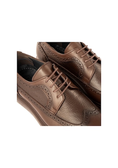 Lusso Hakiki Deri Erkek Günlük Klasik Ayakkabı, Hakiki Deri Klasik Ayakkabı, Derby Klasik