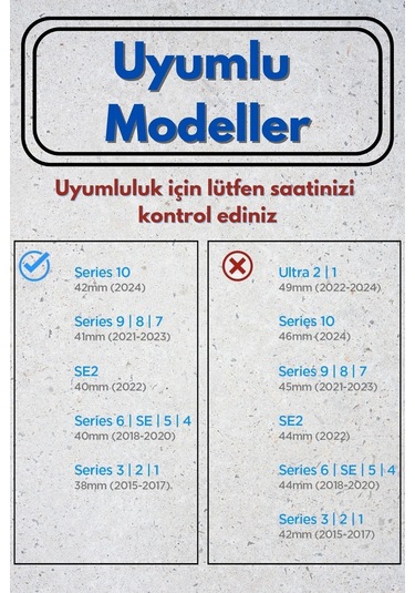 iOS Watch Uyumlu 3 4 5 6 7 8 9 Se 38 40 41mm Kalite Deri Kordon