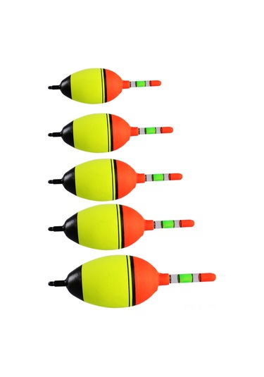 Neevoyu Eva Malzeme Deniz Balıkçılığı Ağırlıkları 5g-20g Fenerli Konik Ağırlıklı Sünger 5 Adet Seti