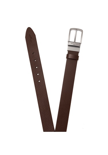 Pierre Cardin Çift Yönlü Deri Erkek Kemer En 4 Cm Pc4099 Kahverengi