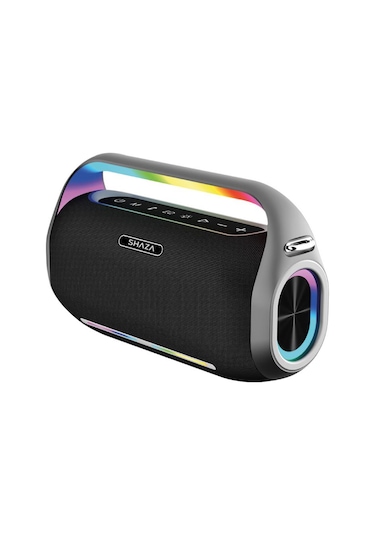 Shaza SS4504/BK 250W Ses Çıkışı Mikrofonlu Taşınabilir Bluetooth Hoparlör
