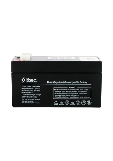 Ttec 12v 1.3 Ah Bakımsız Kuru Akü