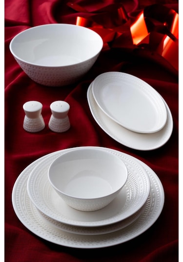 Rienna 6 Kişilik 29 Parça Yemek Takımı Beyaz