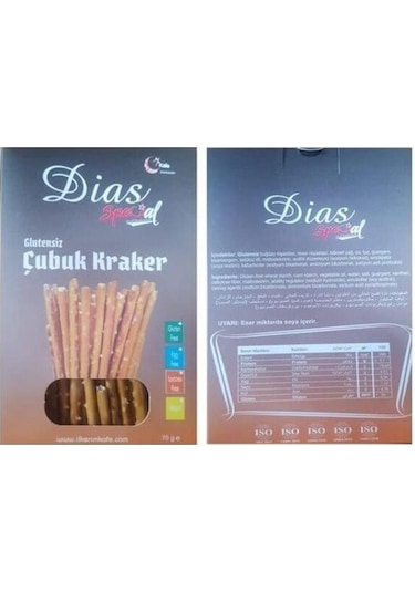 Dias Special Glutensiz Çubuk Kraker 70 G