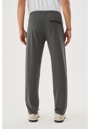 Shooter Sportswear Erkek Antrasit Eşofman Altı Nefes Alabilir Regular Kalıp Lastikli Ayarlanabilir Bel Antrasit