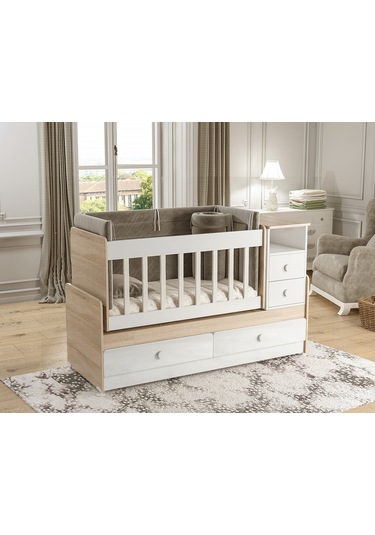 Patiko Sw 704a Büyüyebilen Bebek Odası Takımı Sonomo Kahverengi