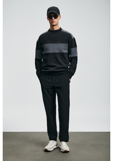 Lufian Pıeces Erkek Sweatshirt Siyah Siyah 112030189100100 Siyah Lufian Pıeces Erkek Sweatshirt Siyah Siyah 112030189100100 Siyah
